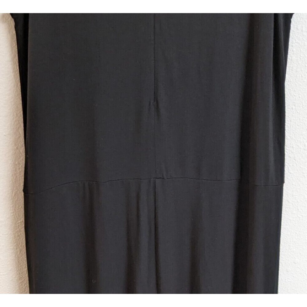 Women's EILEEN FISHER Black Viscose Stretch One Piece Romper Jumpsuit XS - Picture 7 of 11